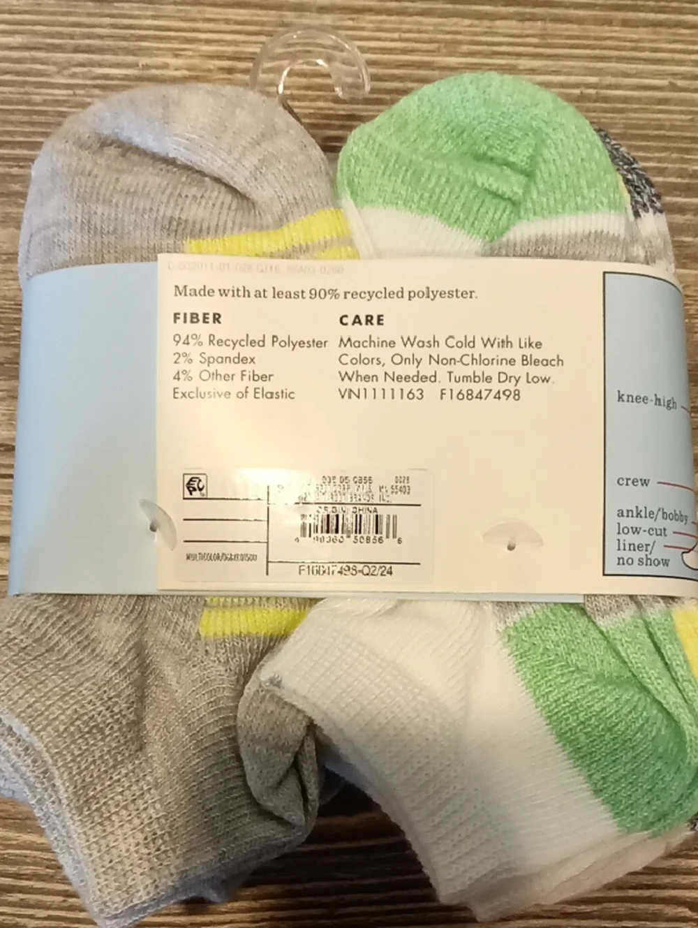 Boys' 10pk Stripe Low Cut Socks - Cat & Jack Small Knit Ankle. NWT. M